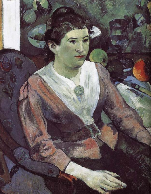 Paul Gauguin Cezanne s still life paintings in the background of portraits of women Norge oil painting art